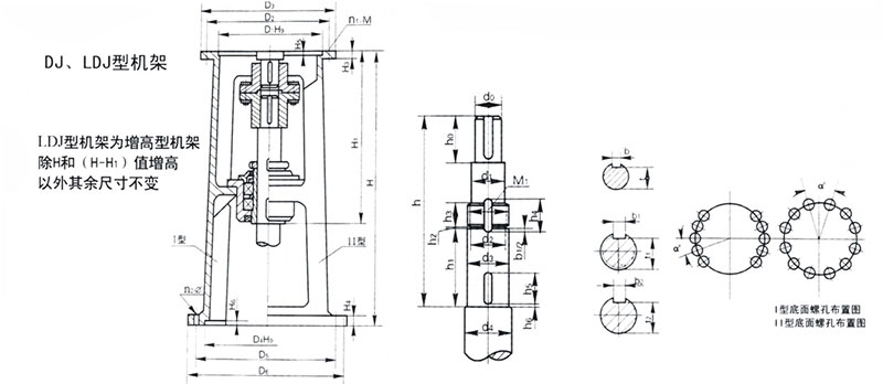 減速機(jī)廠家——DJ型減速機(jī)專(zhuān)用機(jī)架